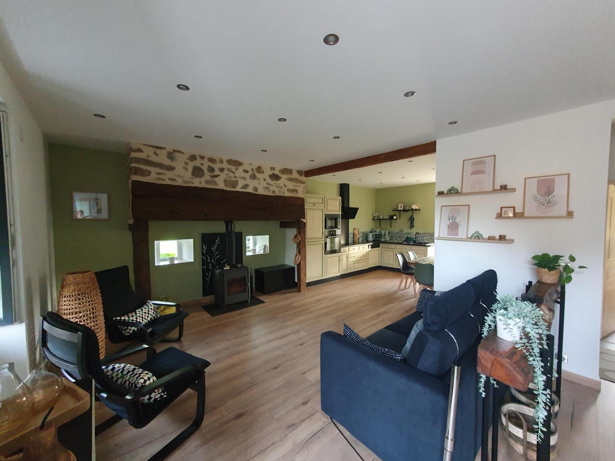 Maison Dans Ancien Corps De Ferme 4 A 6 Personnes Saint-Clement  エクステリア 写真